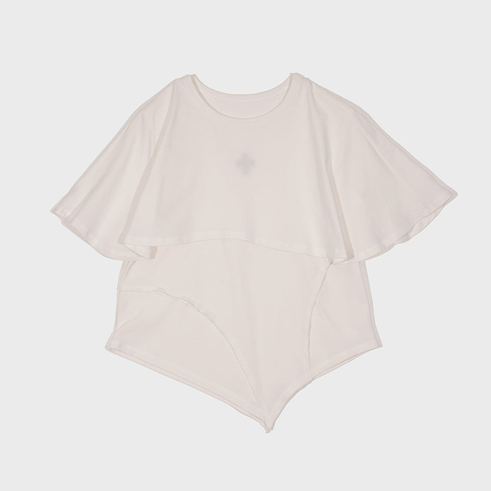 DARED VEILED CAPE TOP