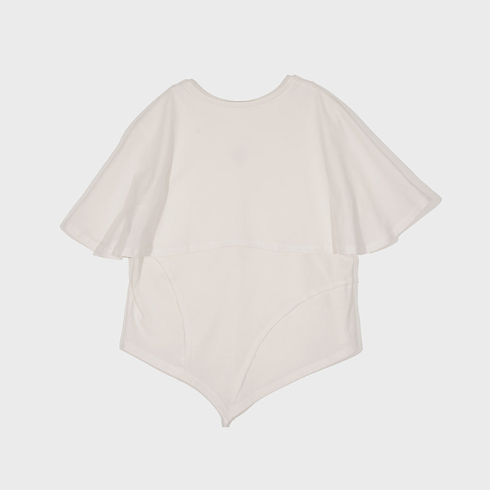 DARED VEILED CAPE TOP