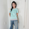 NAATS Iris petal t-shirt, mint