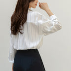 FRENCHCHIC Eline Striped Rayon Shirt_F6S261SH