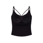 BLACKPURPLE Vella Strap Sleeveless_Black