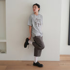 NAATS At logo oversized t-shirt, melange gray