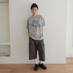 NAATS At logo oversized t-shirt, melange gray