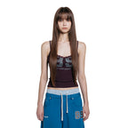 ROUGHTYPE Crack Logo Lace Sleeveless - Purple