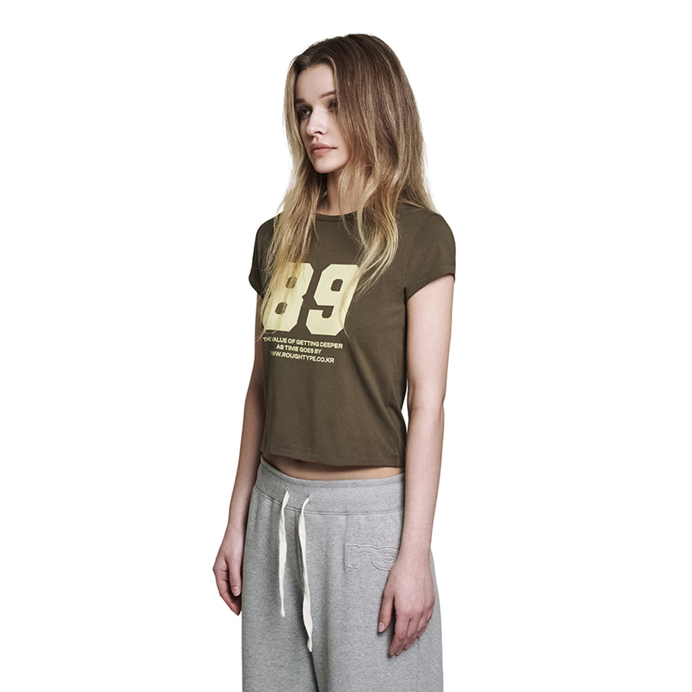 ROUGHTYPE 89 Crop Short-sleeved Shirt - Khaki