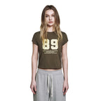 ROUGHTYPE 89 Crop Short-sleeved Shirt - Khaki