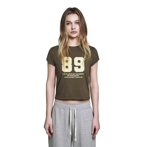 ROUGHTYPE 89 Crop Short-sleeved Shirt - Khaki