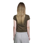 ROUGHTYPE 89 Crop Short-sleeved Shirt - Khaki