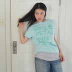 NAATS Iris petal t-shirt, mint