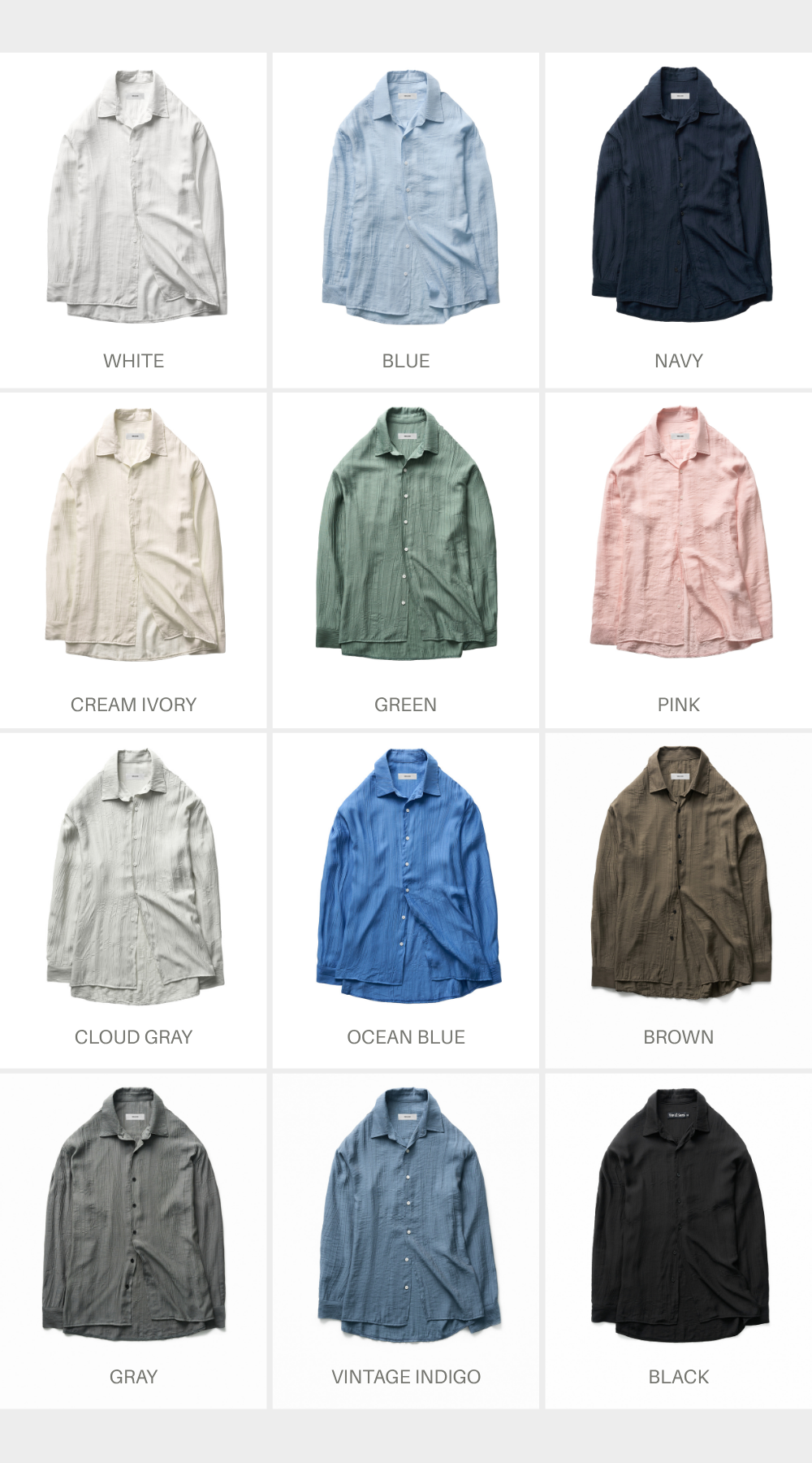 TRIP LE SENS Steady Summer Pleated Overshirt_Cream Ivory