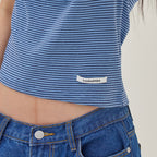 LONDONDADA Essential Ringer T-Shirt, S/T_BLUE
