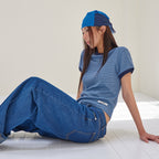 LONDONDADA Essential Ringer T-Shirt, S/T_BLUE