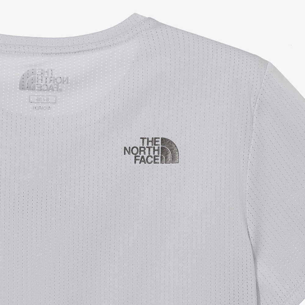 THE NORTH FACE NT7UR35K Women's Vent Run Short Sleeve Round Tee ICE_GRAY