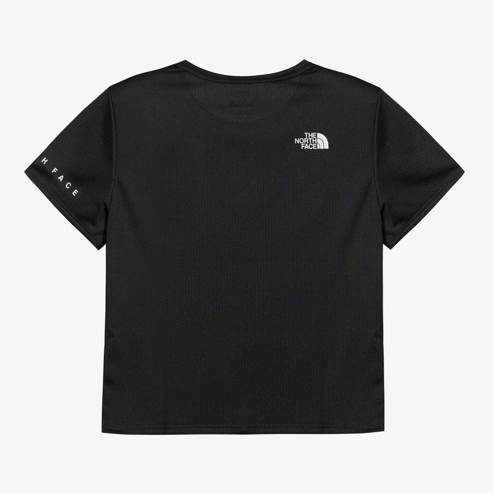 THE NORTH FACE NT7UR35J Women's Vent Run Short Sleeve Round Tee BLACK