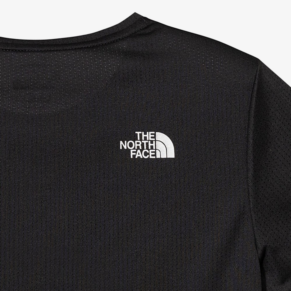 THE NORTH FACE NT7UR35J Women's Vent Run Short Sleeve Round Tee BLACK