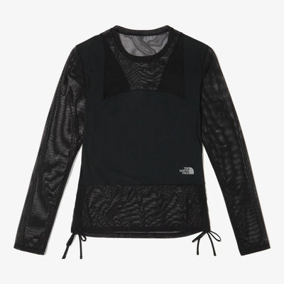 NT7TS33A Women's Neti Long Sleeve Rash Guard BLACK