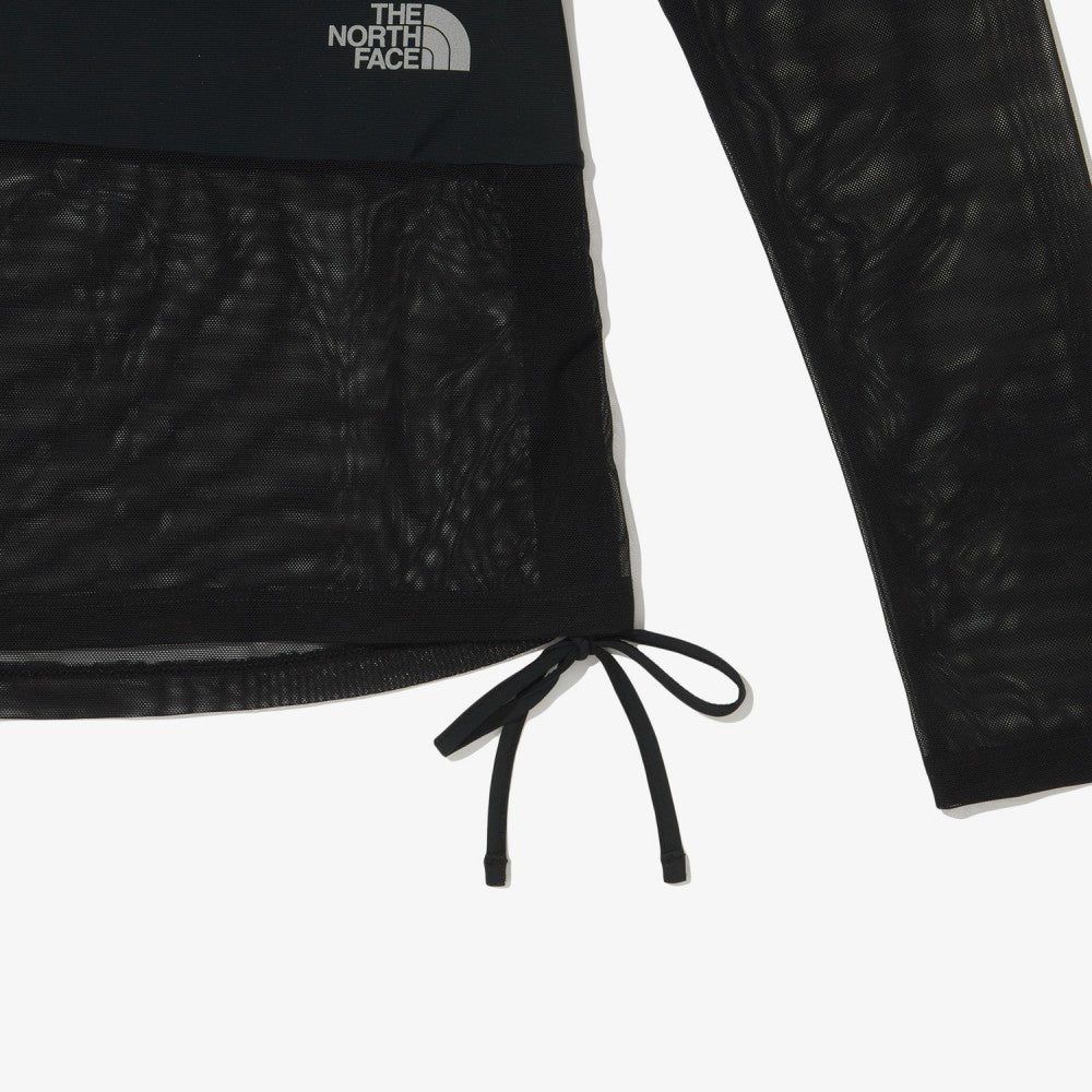 THE NORTH FACE NT7TS33A Women's Neti Long Sleeve Rash Guard BLACK