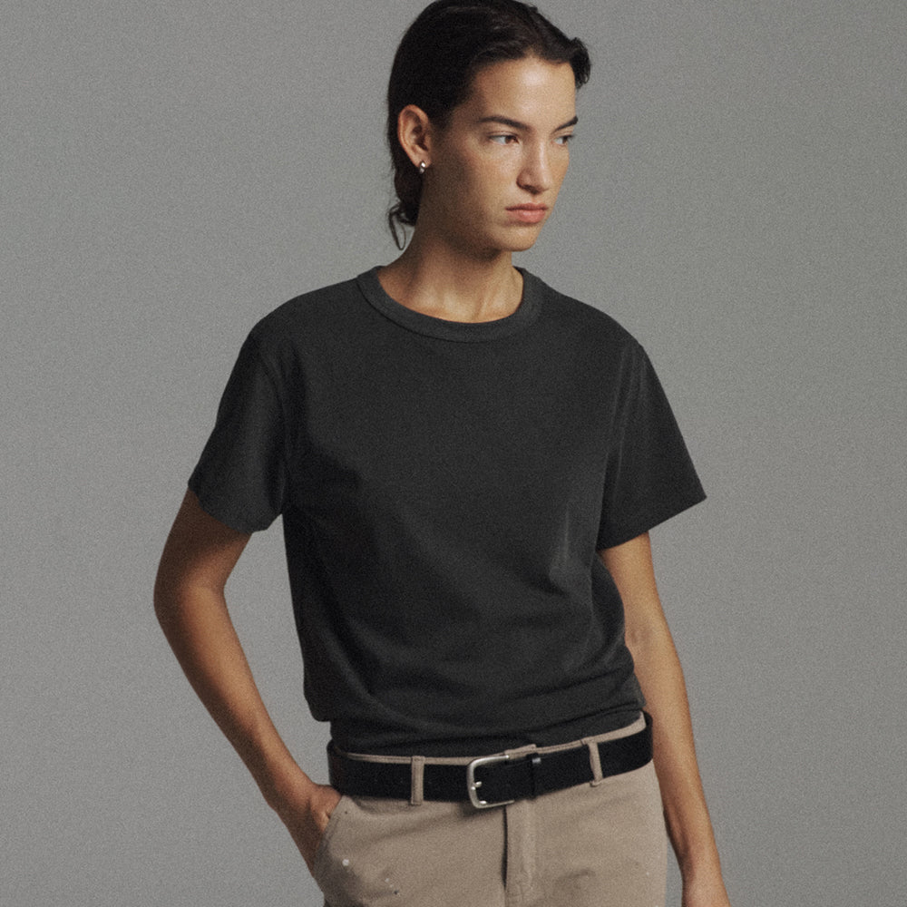 PORETTO Taffy pigment tee (Charcoal)