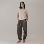 HTAMOODE RAGLAN CREW-NECK COVER-UP_OATMEAL