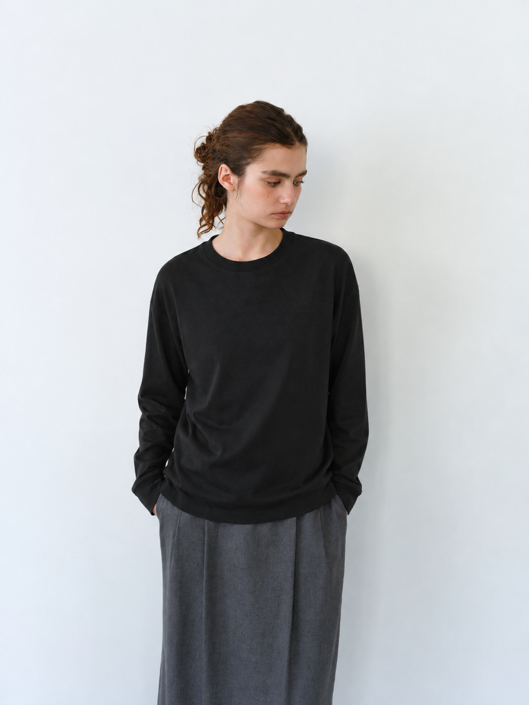 AUBOUR core long sleeve t-shirt (black)