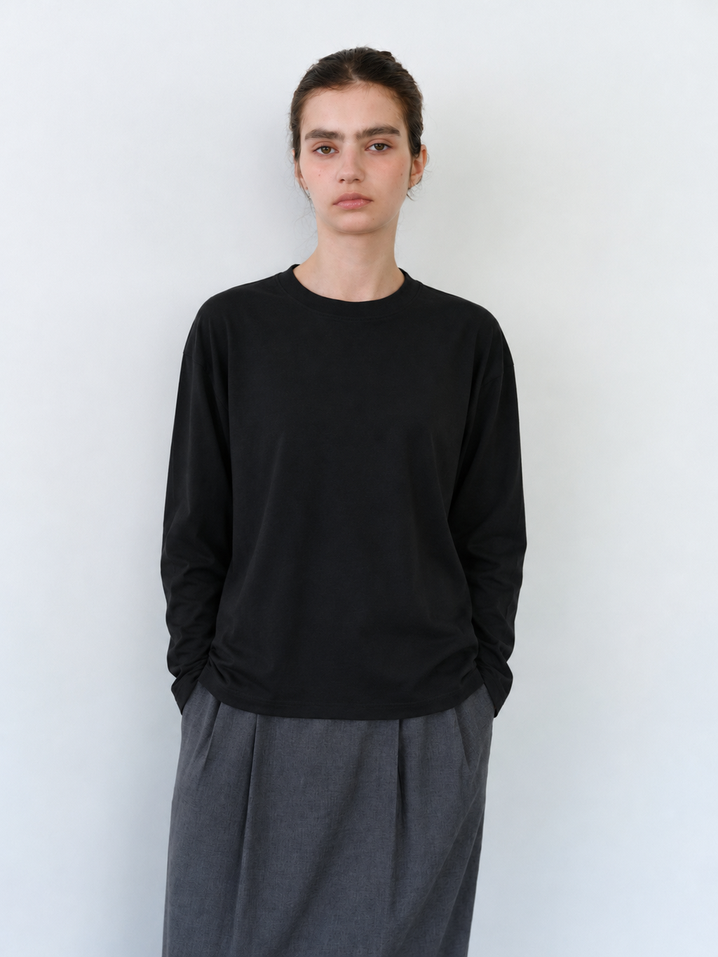 AUBOUR core long sleeve t-shirt (black)