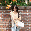 SEIN Rie sheer shirts (Peach)