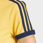 ADIDAS 3-Stripe Heather Callie Tee - Warm Vanilla:Gold / KS9990