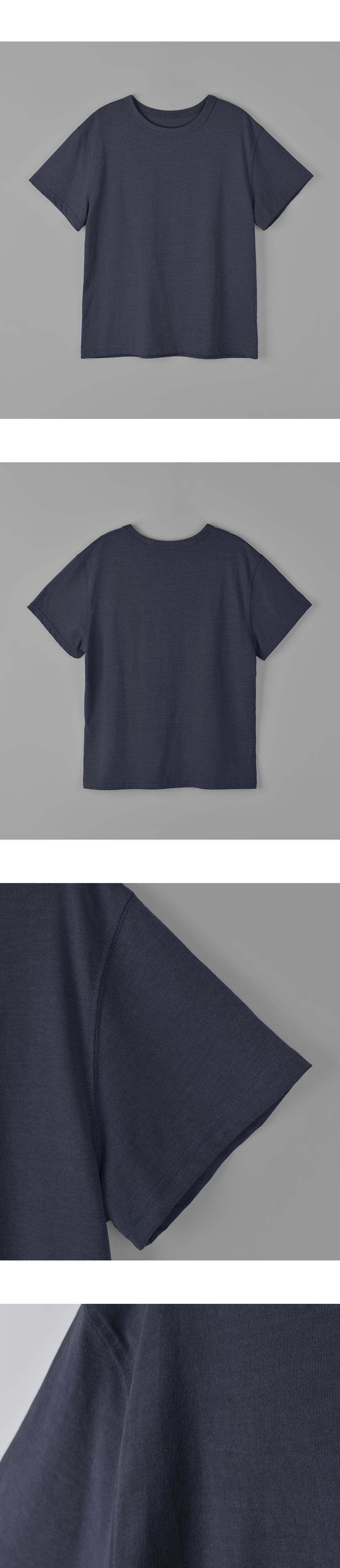 PORETTO Taffy pigment tee (Navy)