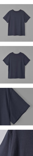 PORETTO Taffy pigment tee (Navy)