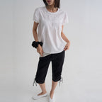 8seconds [Eight Seconds] Cotton lace short sleeve blouse white (356765WM41)