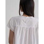 8seconds [Eight Seconds] Cotton lace short sleeve blouse white (356765WM41)
