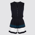 JOHN SMEDLEY JOHN SMEDLEY HAYA Sea Island Cotton Sleeveless Jumpsuit