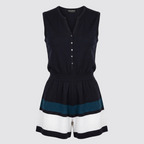JOHN SMEDLEY JOHN SMEDLEY HAYA Sea Island Cotton Sleeveless Jumpsuit