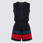 JOHN SMEDLEY JOHN SMEDLEY HAYA Sea Island Cotton Sleeveless Jumpsuit