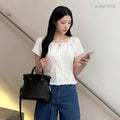 ROEM Hem frill blouse RMBLG37R13
