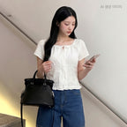 ROEM Hem frill blouse RMBLG37R13