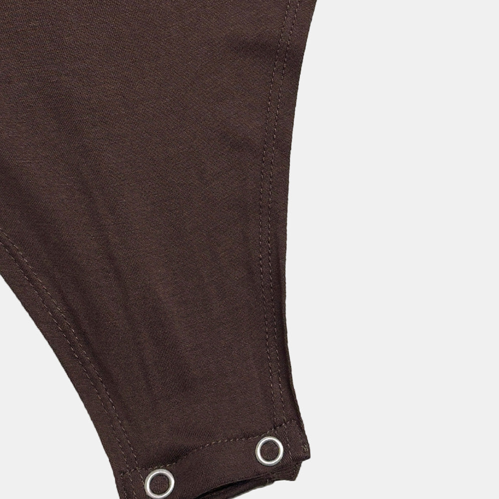 BADBLOOD BADBLOOD Everyday Scoop Neck Bodysuit - Brown