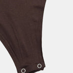 BADBLOOD BADBLOOD Everyday Scoop Neck Bodysuit - Brown