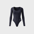 BADBLOOD BADBLOOD Everyday Scoop Neck Bodysuit - Charcoal