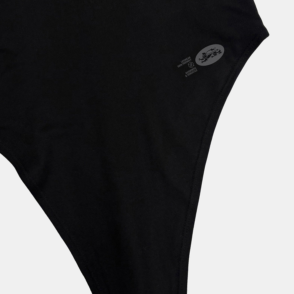 BADBLOOD BADBLOOD Everyday Scoop Neck Bodysuit - Black