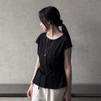 ROEM Cap sleeve blouse RMBLG25R12