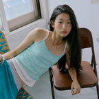 HOKUSPOKUS Rose Crochet Layered Top_Mint