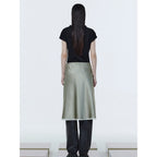 kuho plus Mockneck Pleated Top Black (KE6740M035)