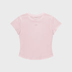 OUTDOOR VOICES OV CENTRAL LOGO BABY TEE (LIGHT PINK)