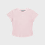 OUTDOOR VOICES OV CENTRAL LOGO BABY TEE (LIGHT PINK)