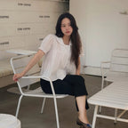 JUCYJUDY [29CM Exclusive] Double Button Frill Collar Blouse J1BL329K