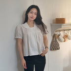 JUCYJUDY [29CM Exclusive] Double Button Frill Collar Blouse J1BL329K