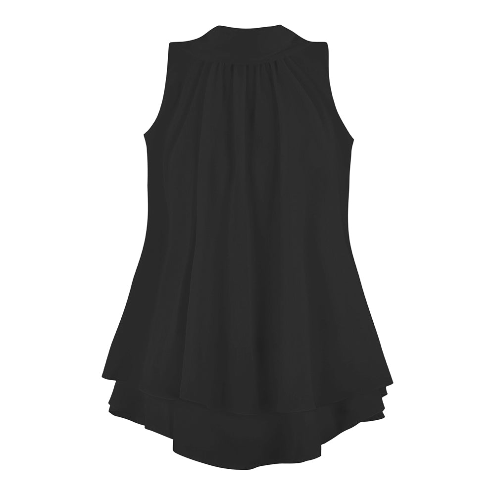 REISEMIYAA Yui ruffle blouse [BLACK]