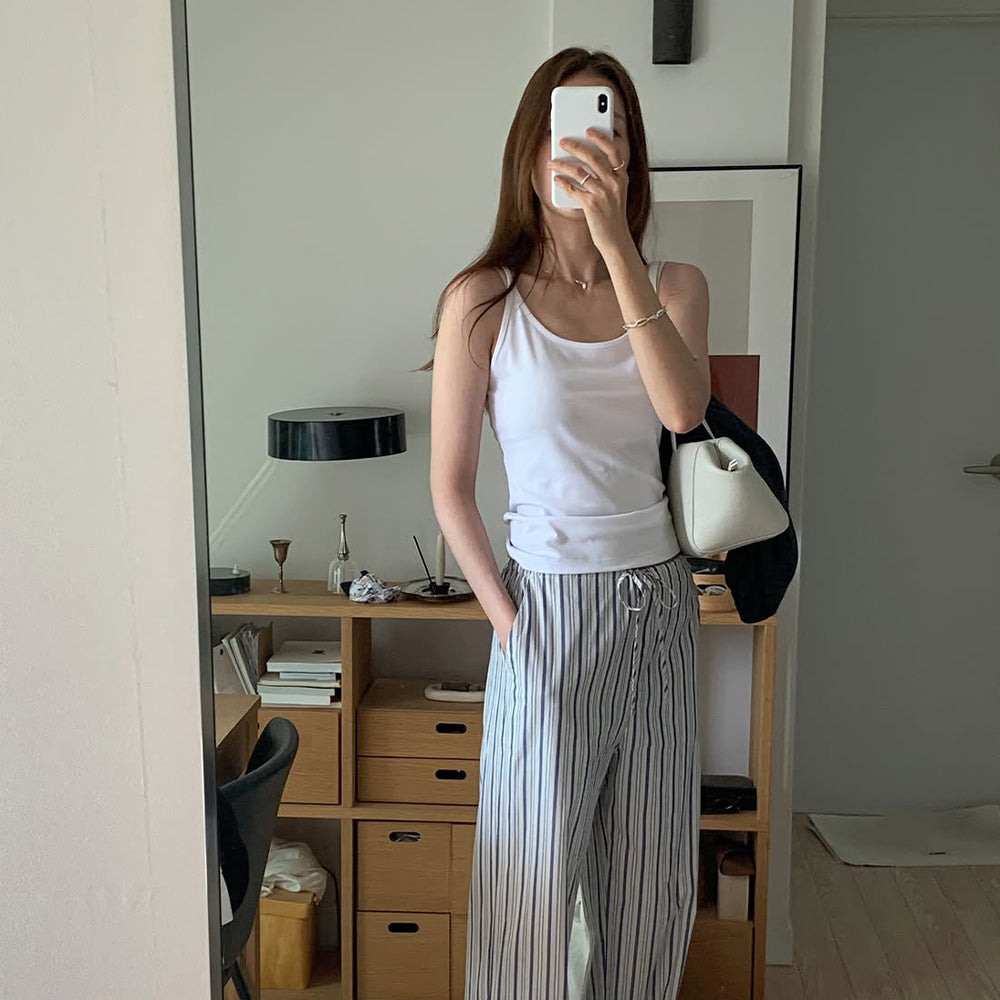 RRACE [2nd reorder] 90s U-Neck Sleeveless_White