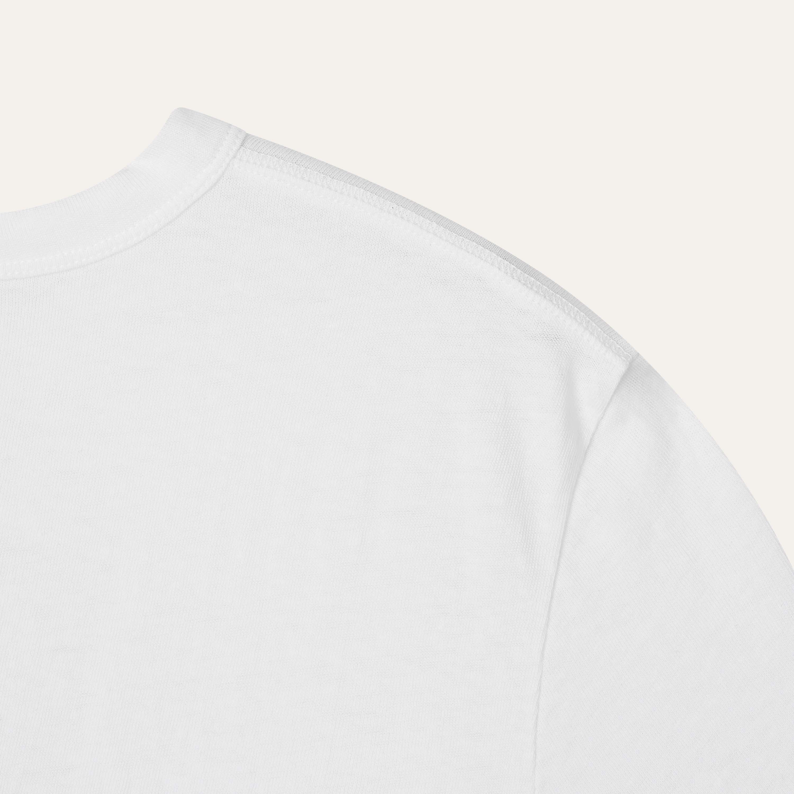 AUBER [2nd pre-order delivery on 8/3] Soft Stitch Short Sleeve - White